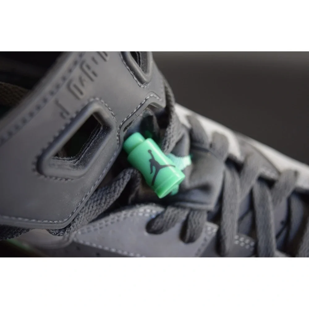Jordan Air Jordan 6 Retro GG Kids 7.5Y Grey Green Glow 543390-005 Good Condition